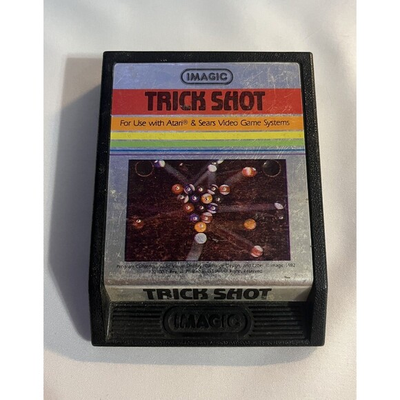 Trick Shot - Atari 2600 iMagic Retro Gaming Cartridge Tested - Picture 1 of 6